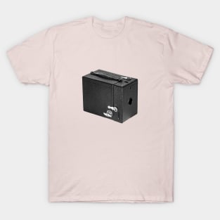 Vintage 1930s Box Camera in B&W T-Shirt